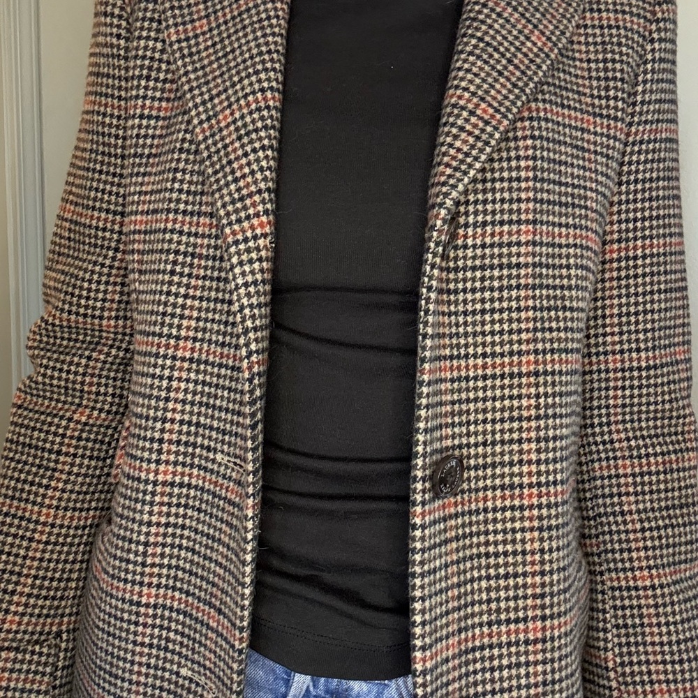Lauren Ralph Lauren plaid Pea coat size 2 - Picture 11 of 15